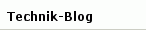 Technik-Blog